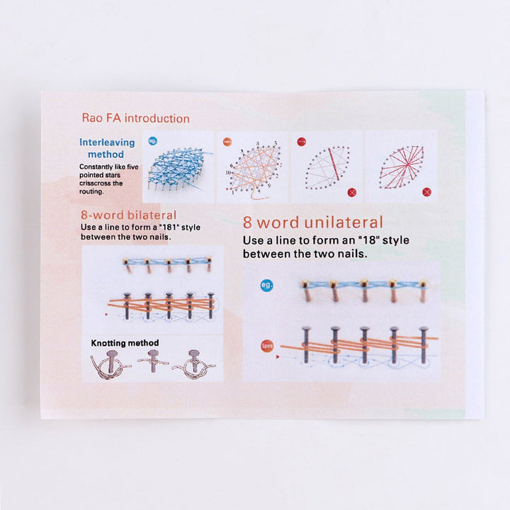 String Art DIY Kit with Stand - Blue Flower. Wizardi Craft Kit F07-M12-1-DHAA28299