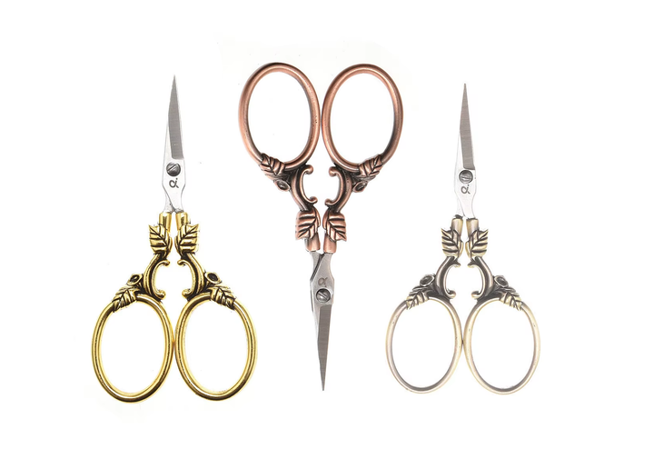 Craft Scissors for Felting & Embroidery Wizardi F07-M13-6-gold