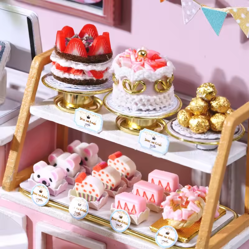 Sweet Talk Dollhouse Kit - Miniature Wizardi Roombox Kit