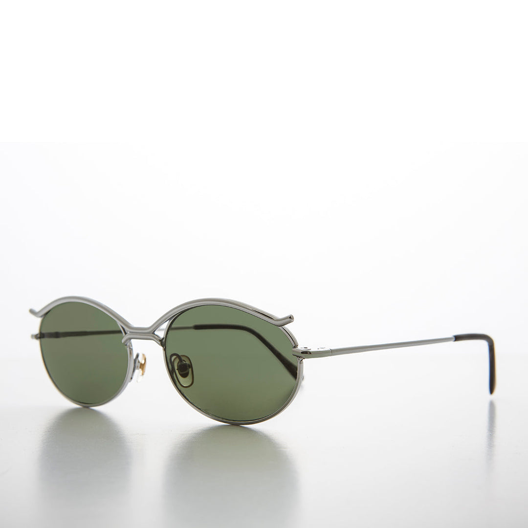 Rare  Oval Vintage 90s Optical Frame Sunglass - Fate