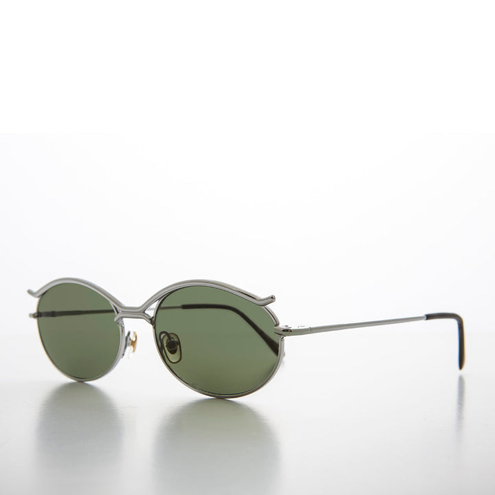 Rare  Oval Vintage 90s Optical Frame Sunglass - Fate