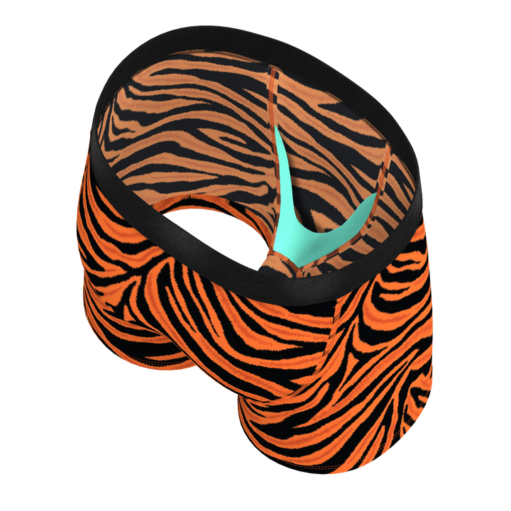 The Feral Feline | Tiger Print Boy's Boxer Briefs