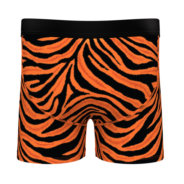 The Feral Feline | Tiger Print Boy's Boxer Briefs