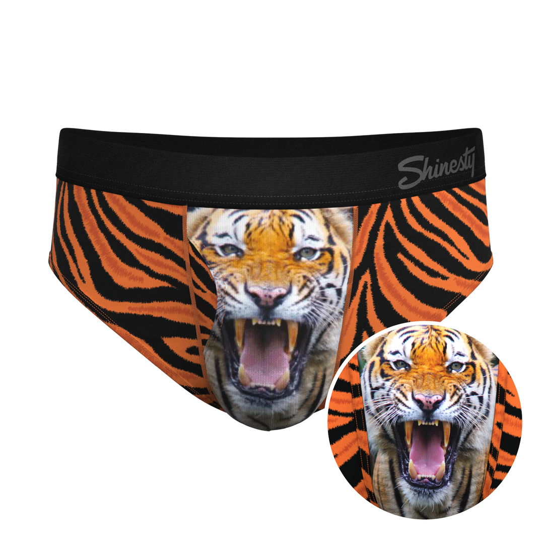 The Feral Feline | Tiger Print Ball Hammock® Pouch Underwear Briefs