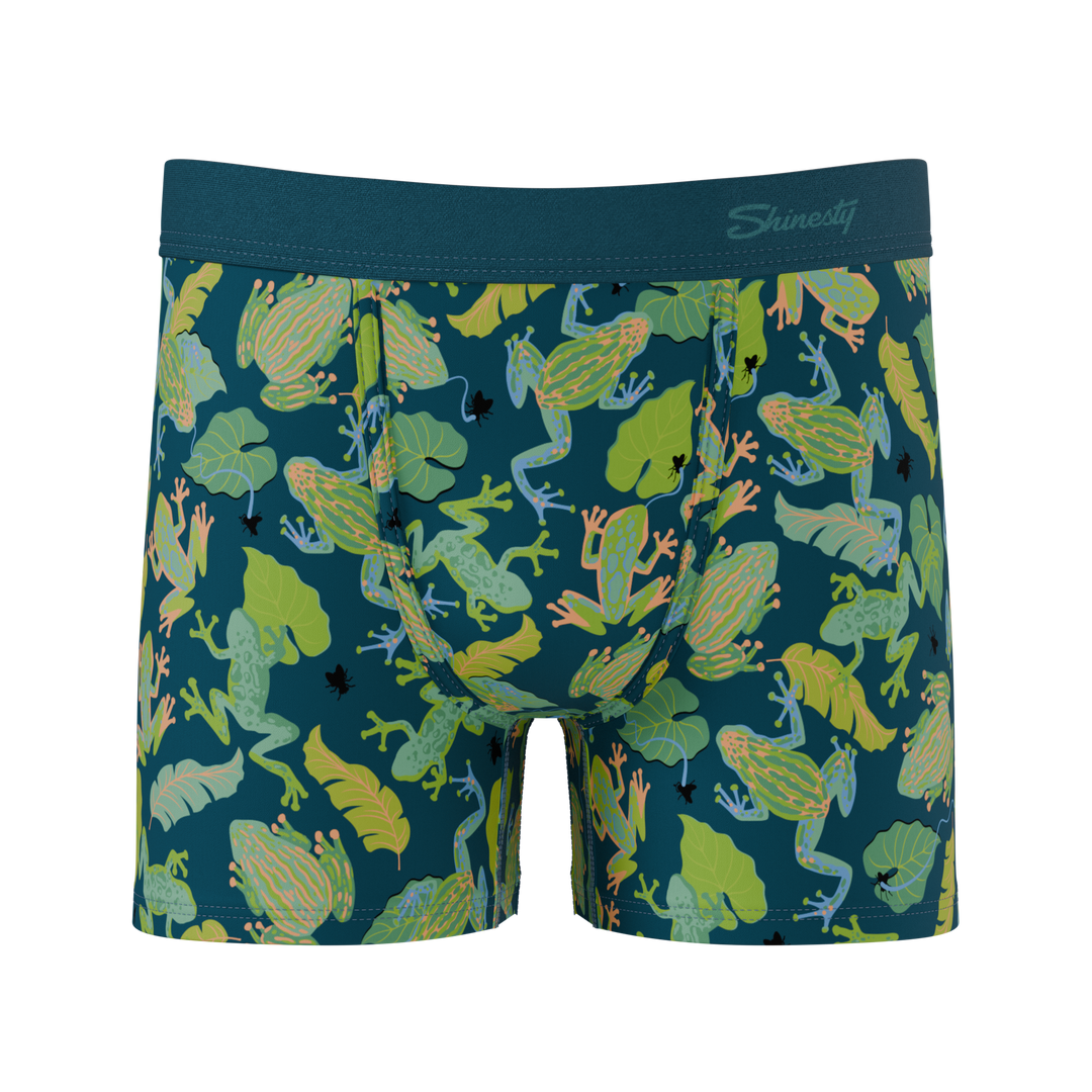 The Frog House | Tropical Frogs Boy's Boxer Briefs