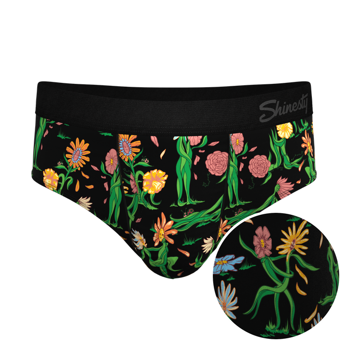 The Garden of Breedin | Flower Print Ball Hammock® Pouch Underwear Briefs