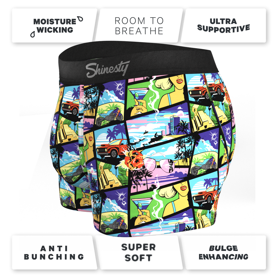 The Gas Pedal | Pop Art Ball Hammock® Pouch Trunks Underwear