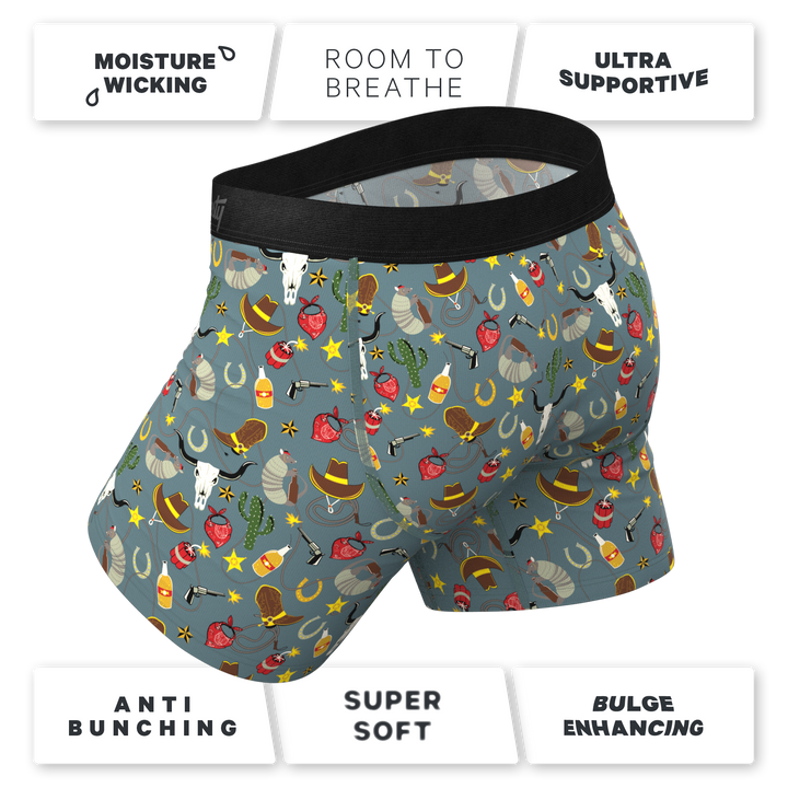The Giddy Up | Sheriff Badge Ball Hammock® Pouch Underwear