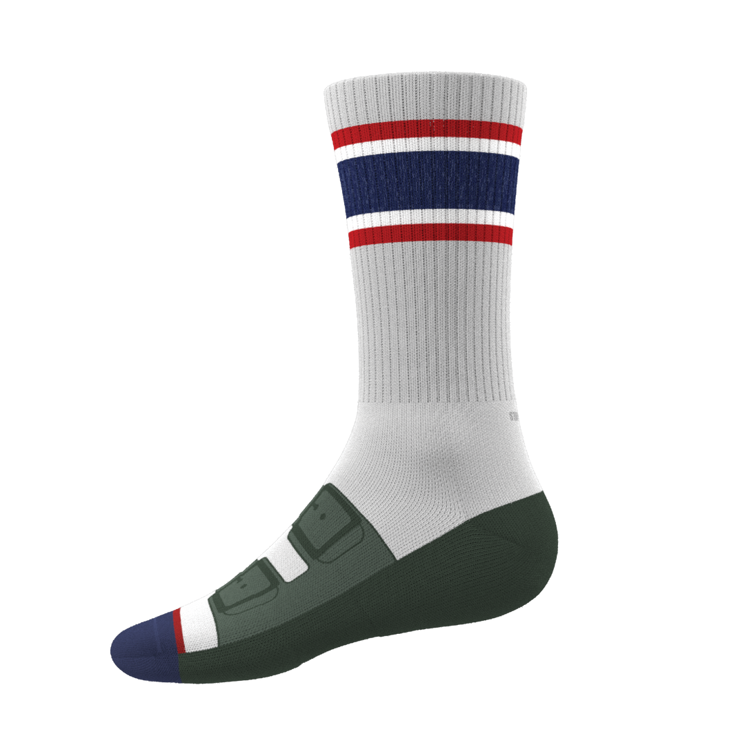 The Granola | Strap Sandal Heel Hammock™ Crew Socks