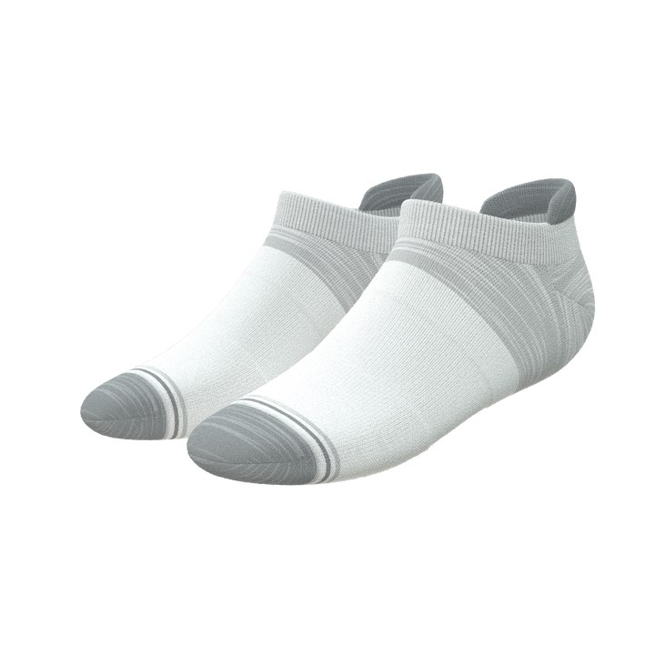 The Gray Matter | Tri Color Block Heel Hammock™ Ankle Socks