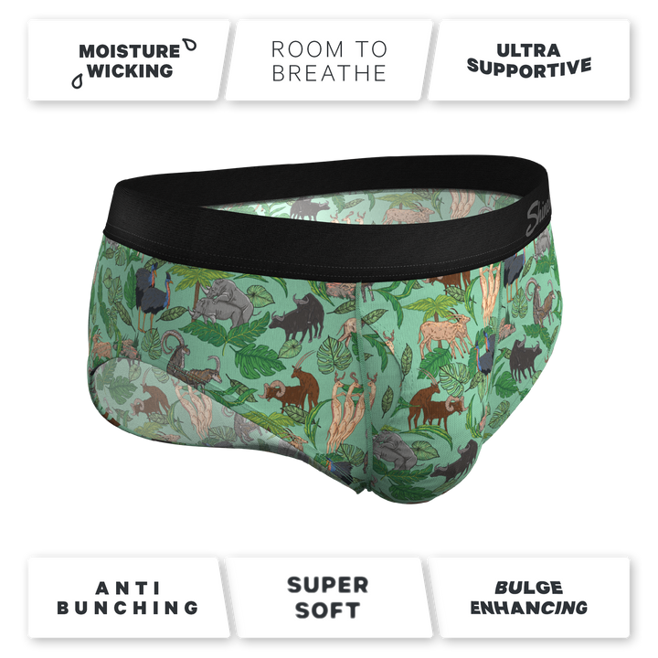The Hornography | Tropical Animals Ball Hammock® Pouch Underwear Briefs