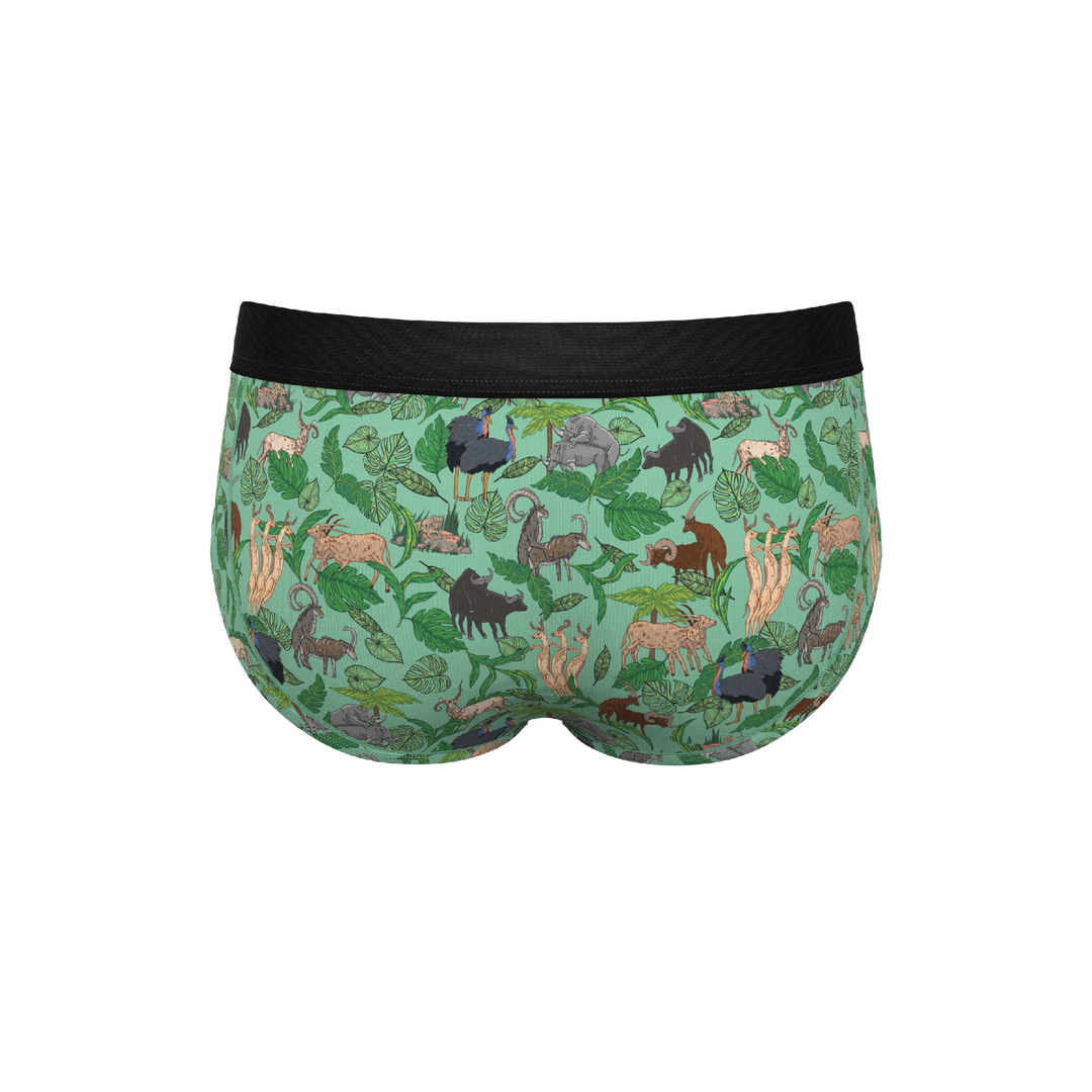 The Hornography | Tropical Animals Ball Hammock® Pouch Underwear Briefs