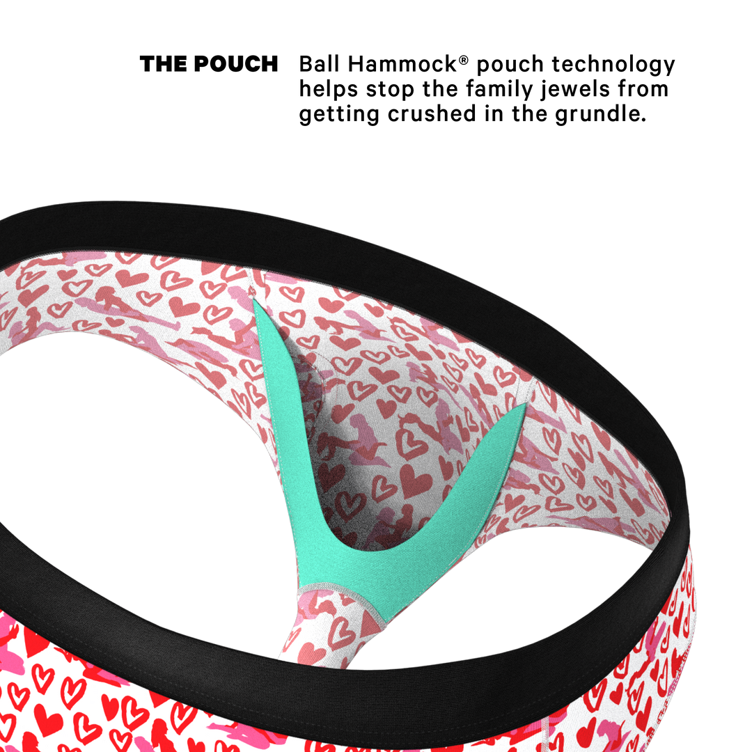 The Hot-Blooded Handbook | Valentines Ball Hammock® Pouch Underwear Briefs