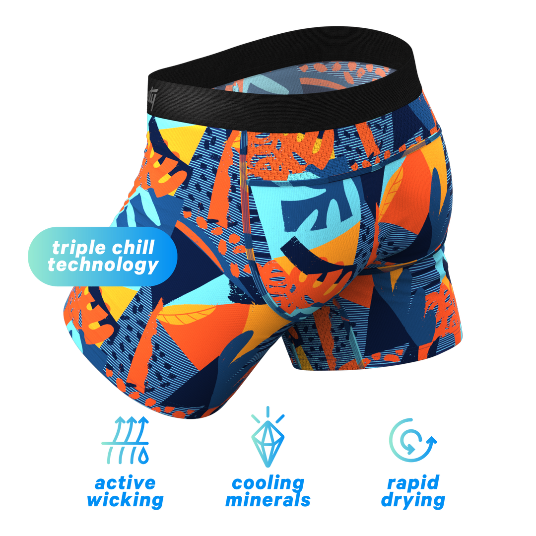 The Hummingbird | Abstract paradICE™ Cooling Ball Hammock® Underwear