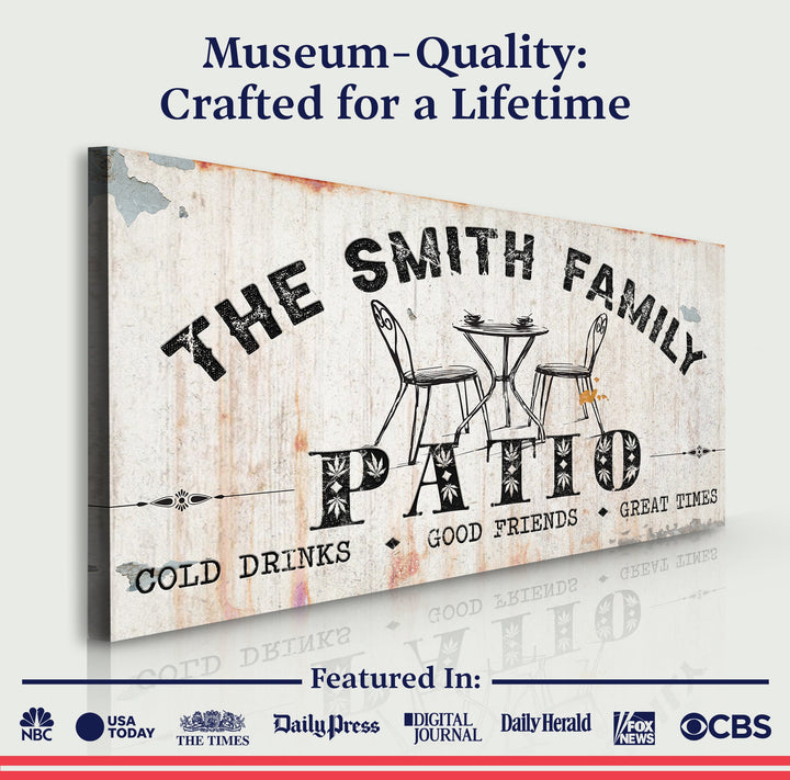 Family Patio Sign III