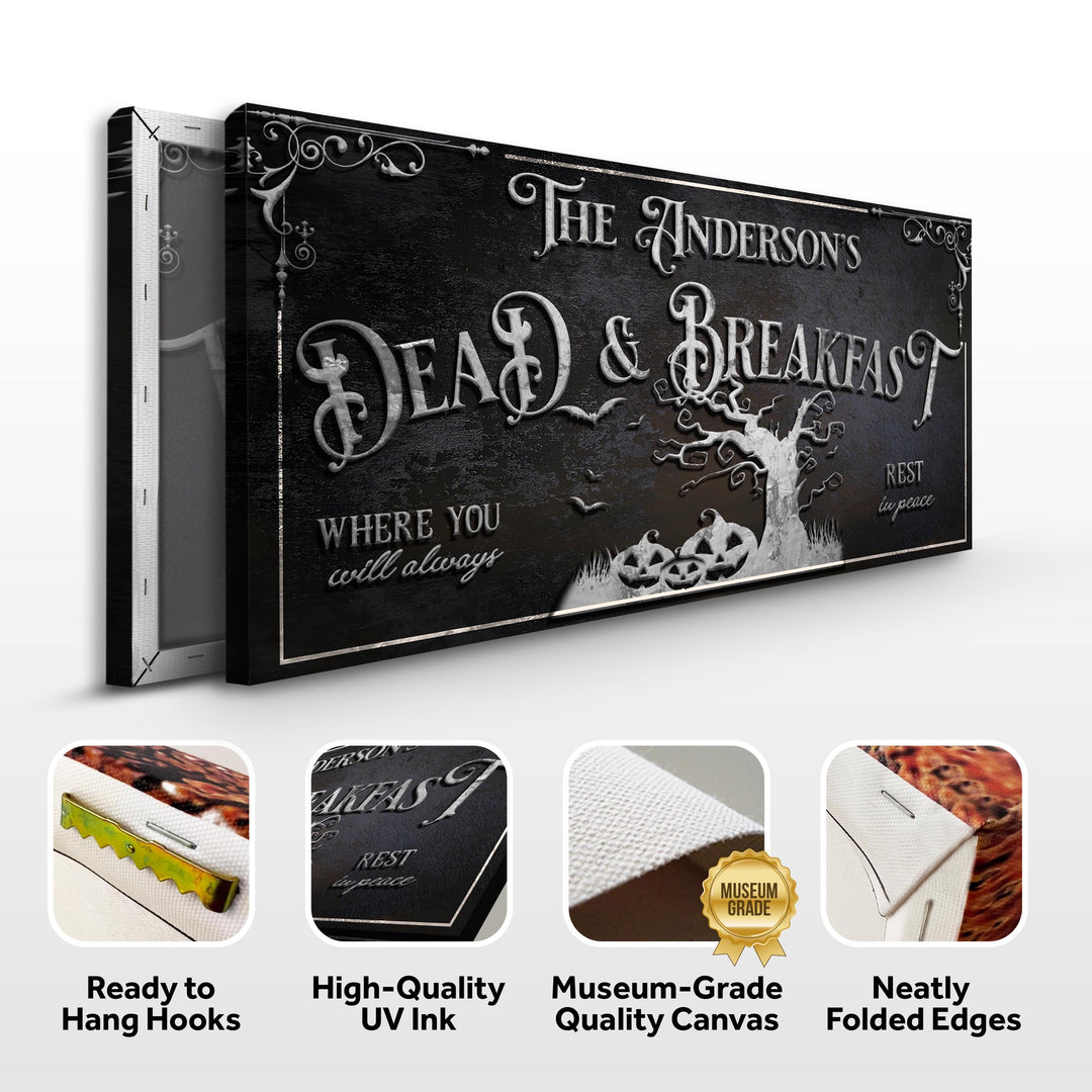 Personalized Dead & Breakfast Sign II