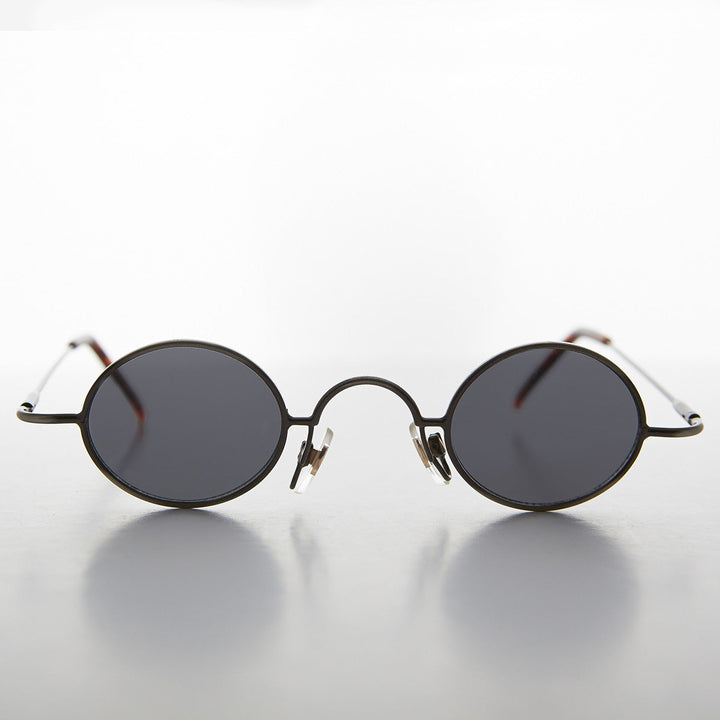 Micro Frame Oval Spectacle Vintage Sunglass - Joseph