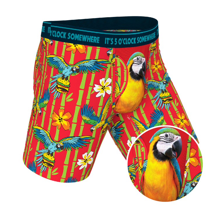The Key West | Shinesty x Margaritaville® Long Leg Ball Hammock® Pouch Underwear With Fly