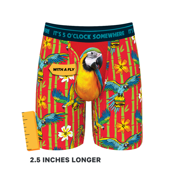 The Key West | Shinesty x Margaritaville® Long Leg Ball Hammock® Pouch Underwear With Fly
