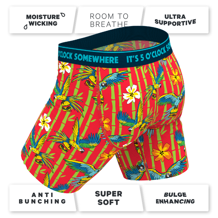 The Key West | Shinesty x Margaritaville® Long Leg Ball Hammock® Pouch Underwear With Fly
