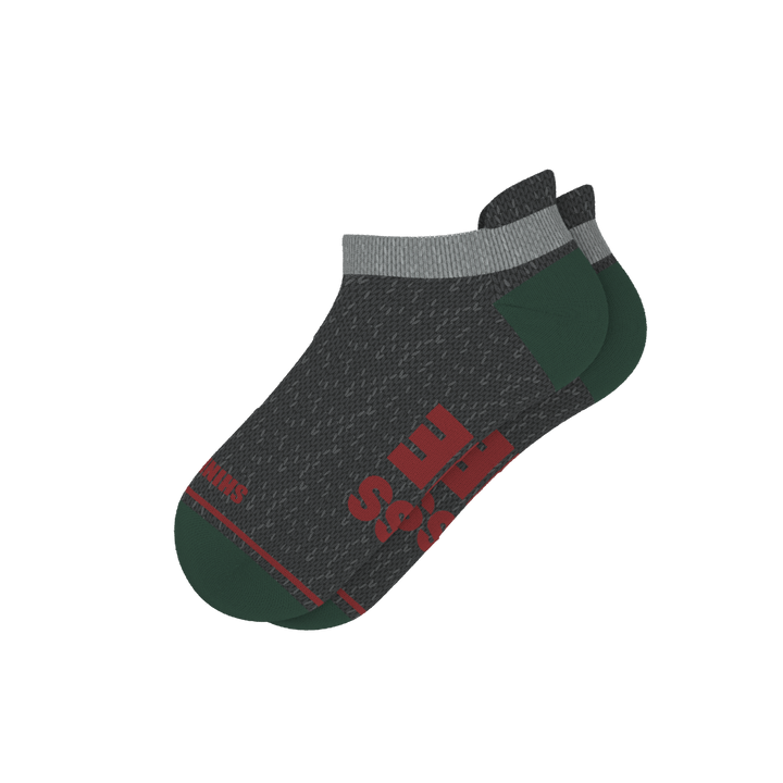 The Kiss Me There | Mistletoe Heel Hammock™ Ankle Socks