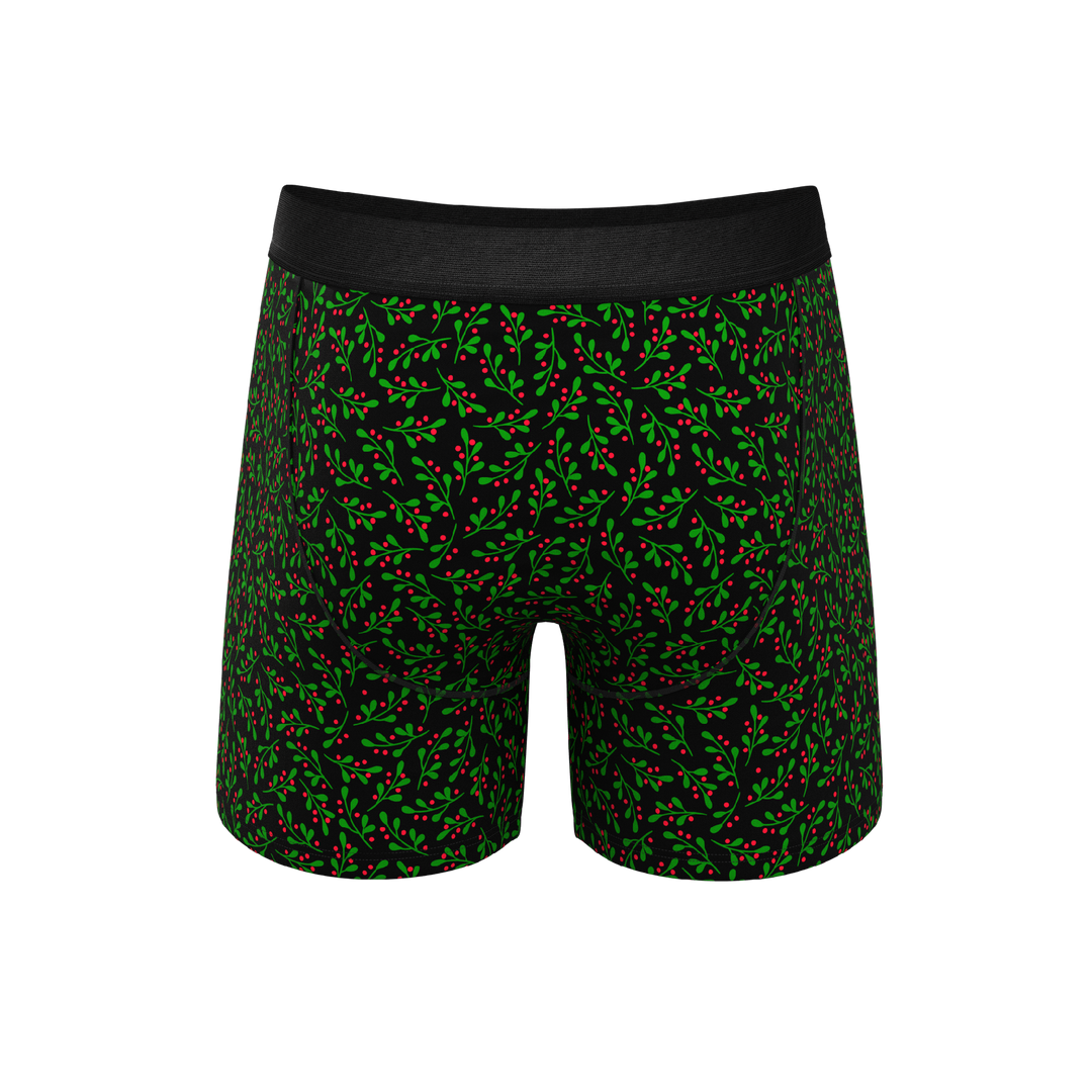 The Kiss Me There | Mistletoe Ball Hammock® Pouch Underwear With Fly