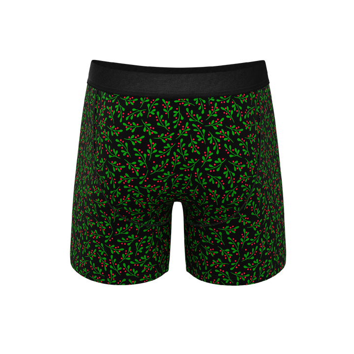 The Kiss Me There | Mistletoe Ball Hammock® Pouch Underwear With Fly