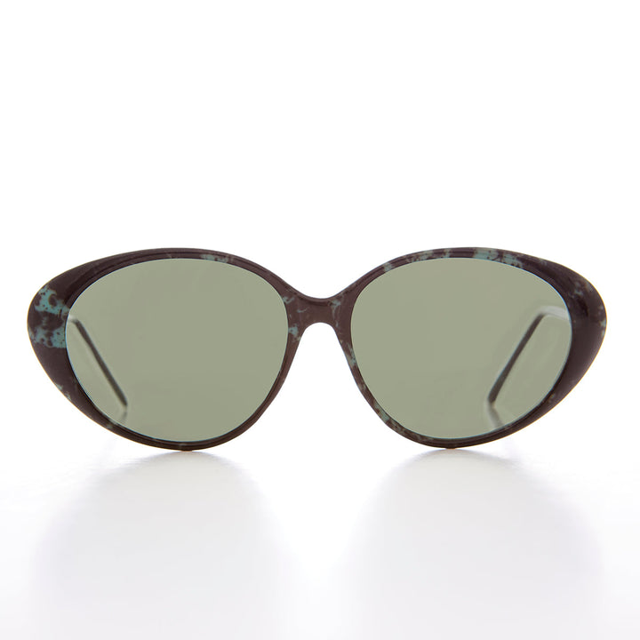 Large Oval Cat Eye Sunglass - Luxx
