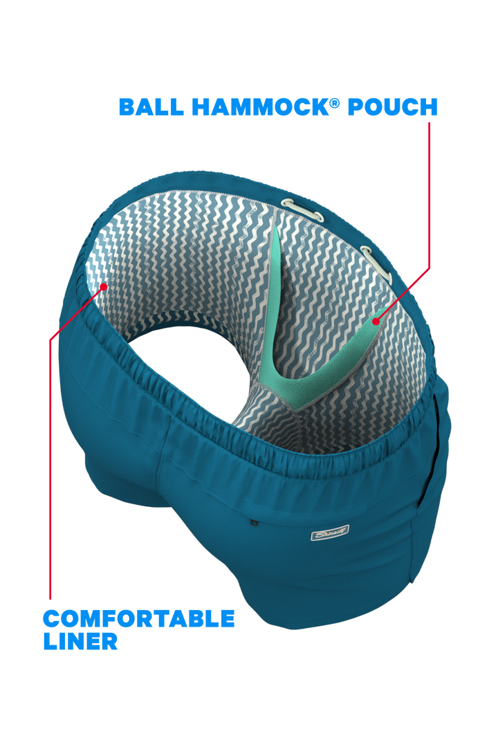 The Lake House | Retro Aztec Ball Hammock® Pouch 5" Swim Trunks