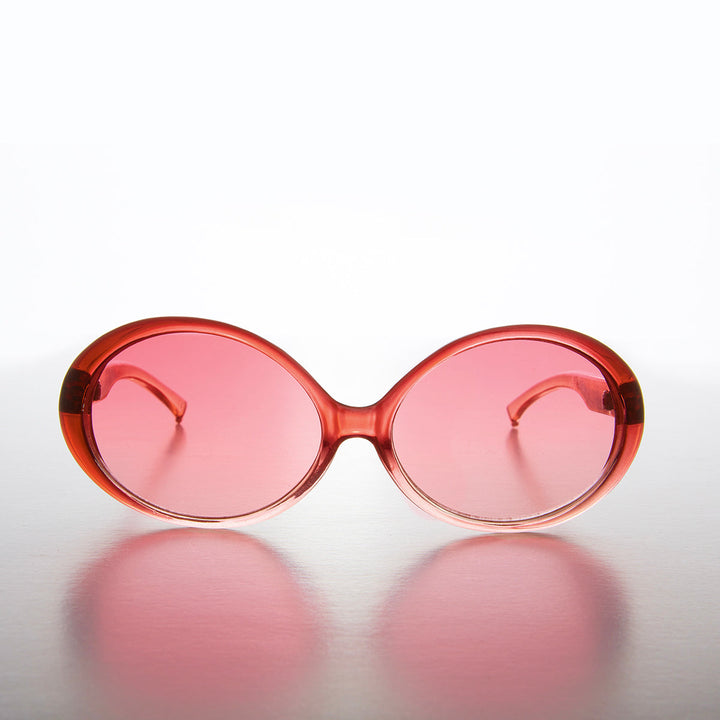 Oval Colorful 90s Mod Deadstock Sunglass - Mindy