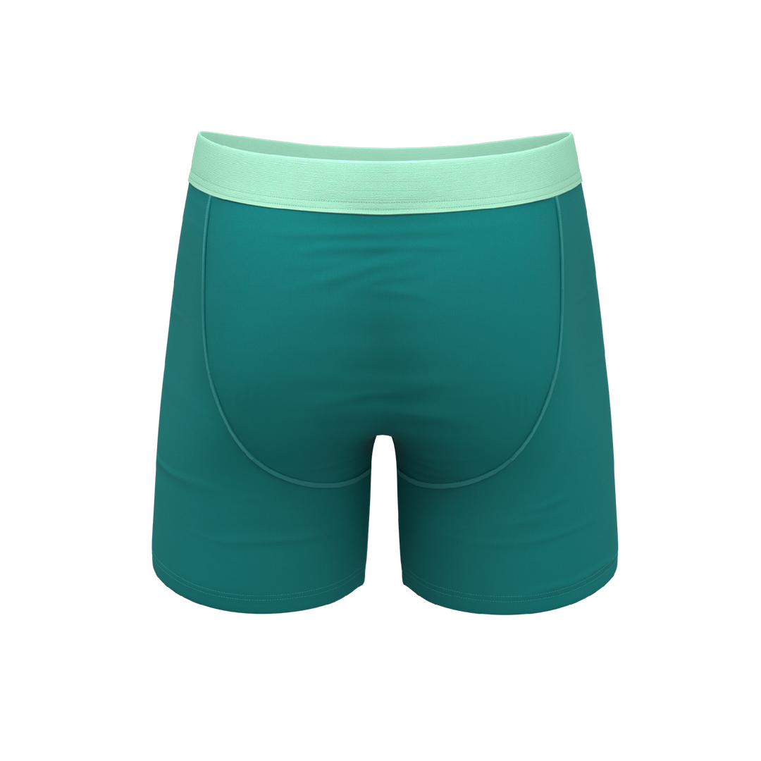 The Maldives | Teal Ball Hammock® Pouch Underwear With Fly
