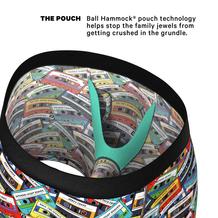 The Mixtape | Cassette Tapes Ball Hammock® Pouch Underwear with fly