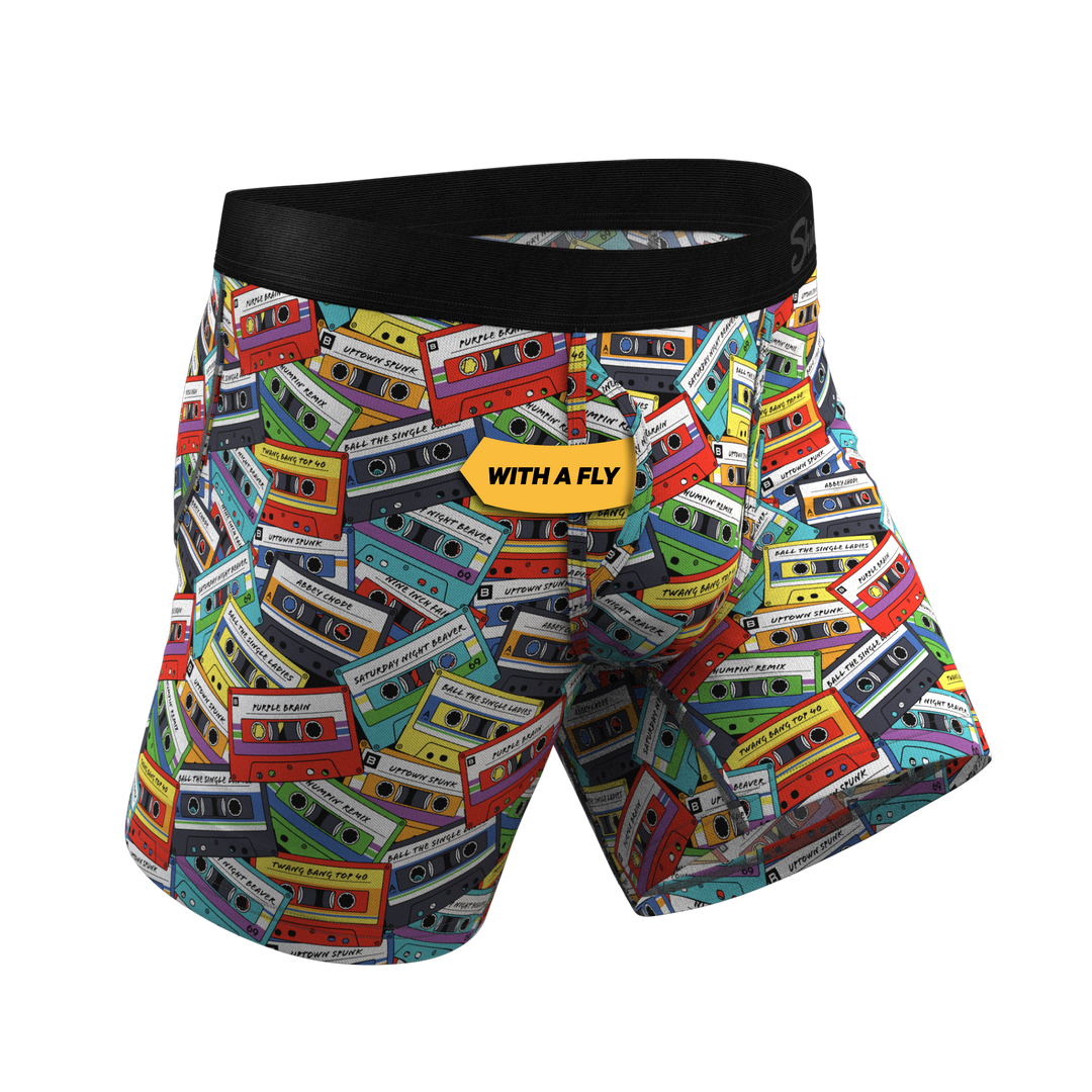 The Mixtape | Cassette Tapes Ball Hammock® Pouch Underwear with fly