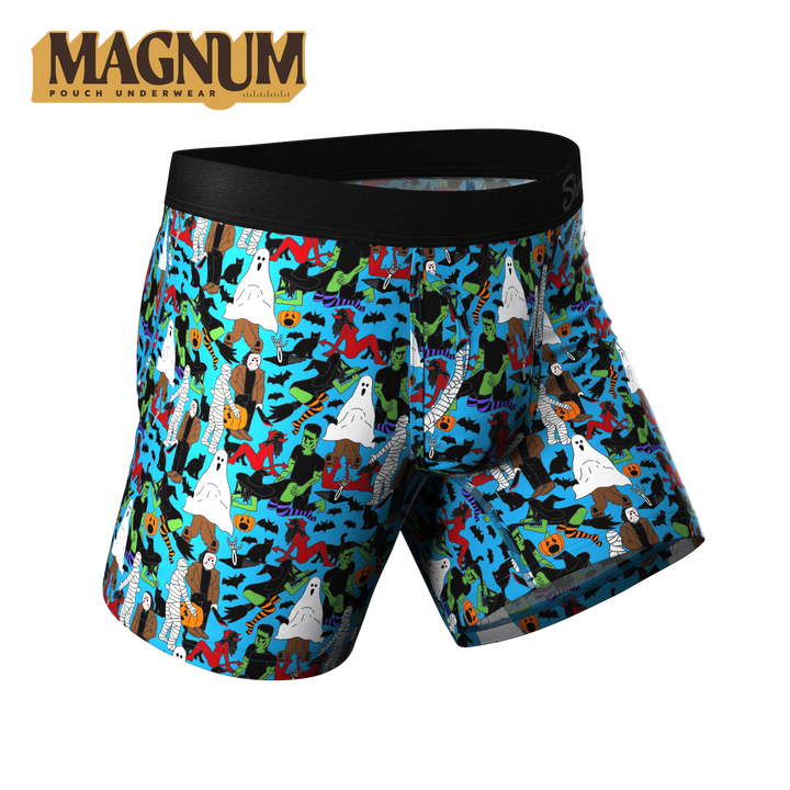 The Monster Smash | Halloween Characters Ball Hammock® Magnum Big Pouch Underwear