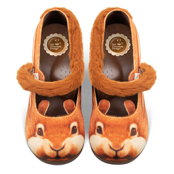 Chocolaticas® Mid Heels Nutty Cheeks Women's Mary Jane Pump