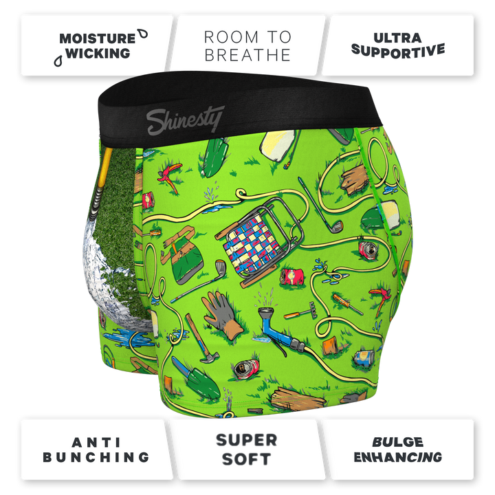 The Nice Piece Of Grass | Gardening Hose Ball Hammock® Pouch Trunks Underwear