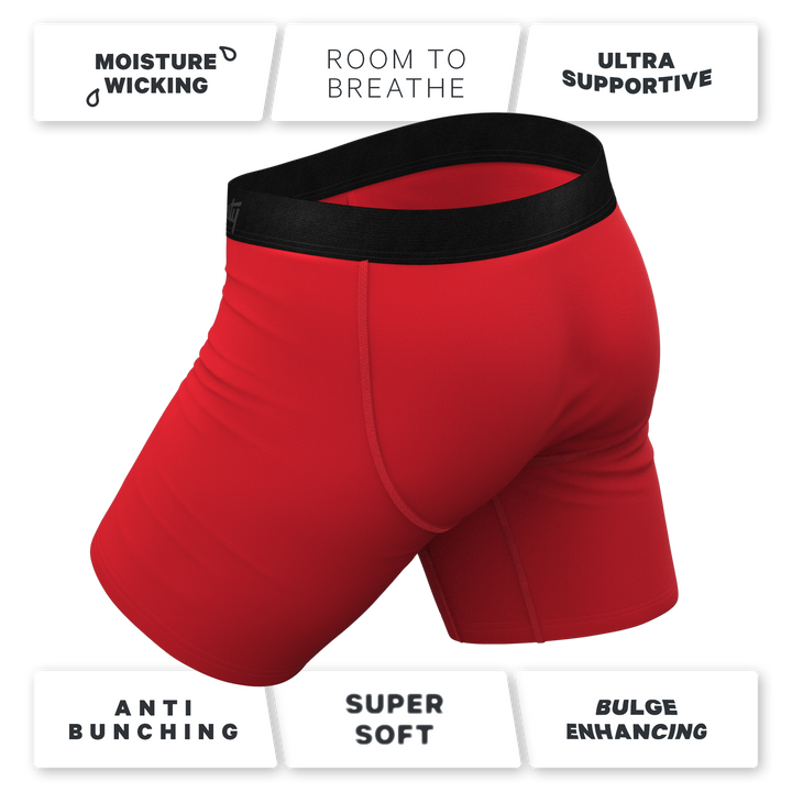 The Nutcrack-Him | Nutcracker Christmas Long Leg Ball Hammock® Pouch Underwear With Fly