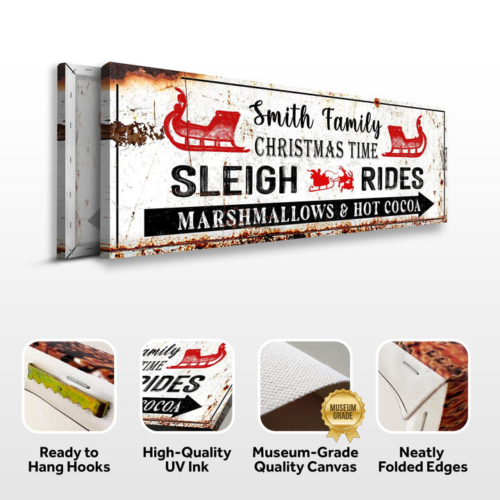Christmas Sleigh Rides Sign