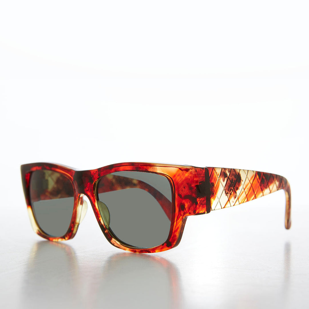 Mod Beatnik Square Vintage Sunglass - Picasso