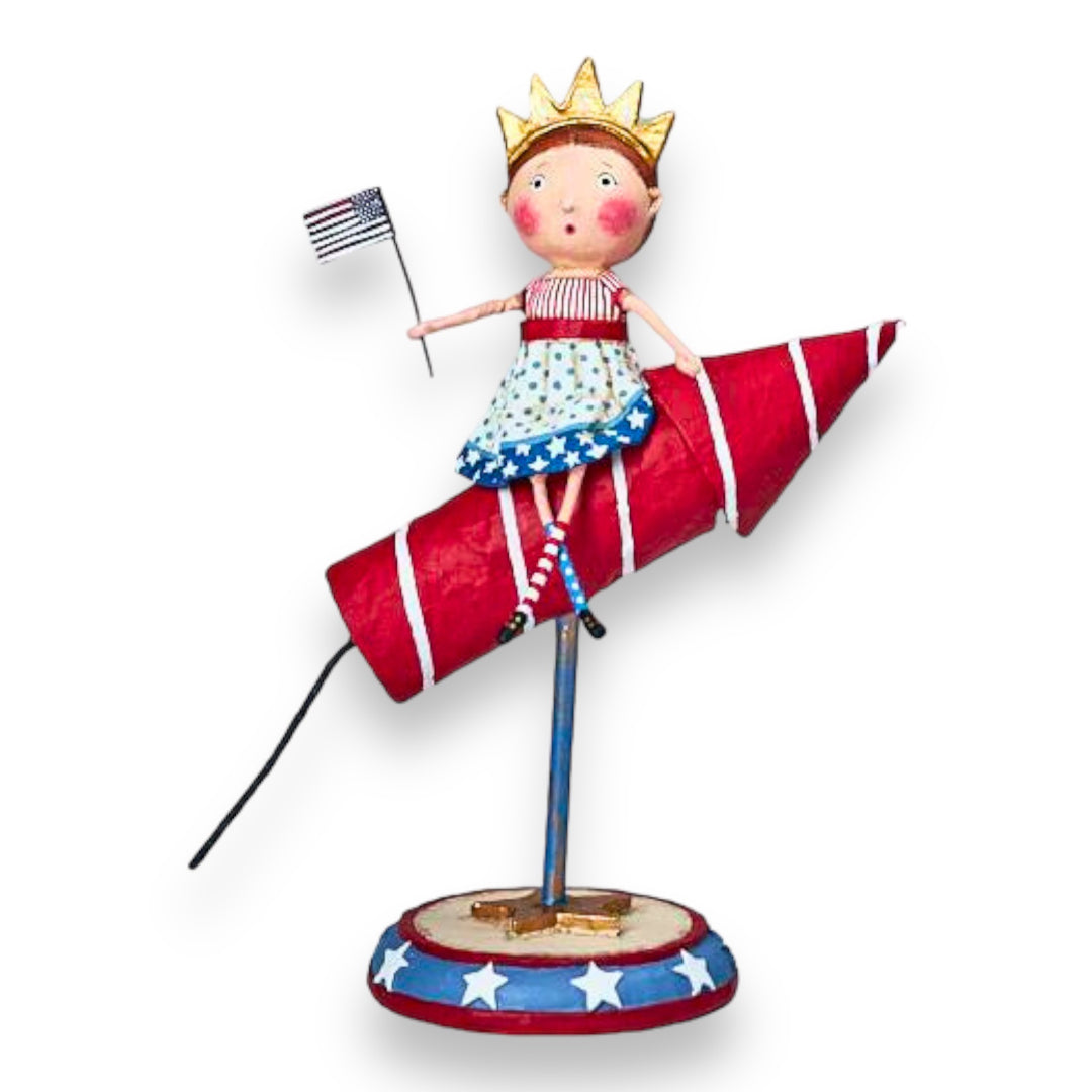 Liberty Takes Flight Lori Mitchell Figurine SHIPS 2/26