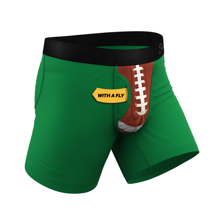 The Quarterback Sack | Football Ball Hammock® Pouch Underwear With Fly