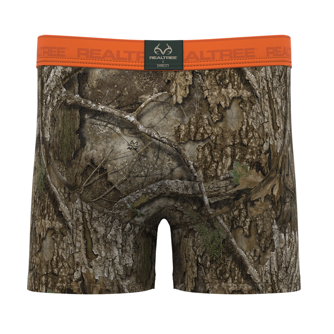 The Wild Game | Realtree x Shinesty Neon Orange Boy's Boxer Briefs