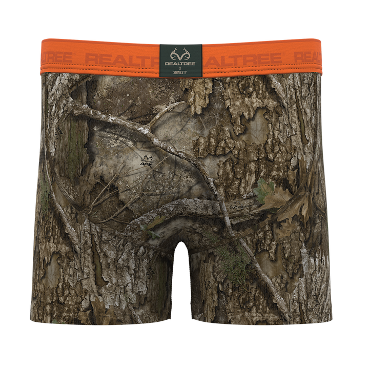 The Wild Game | Realtree x Shinesty Neon Orange Boy's Boxer Briefs