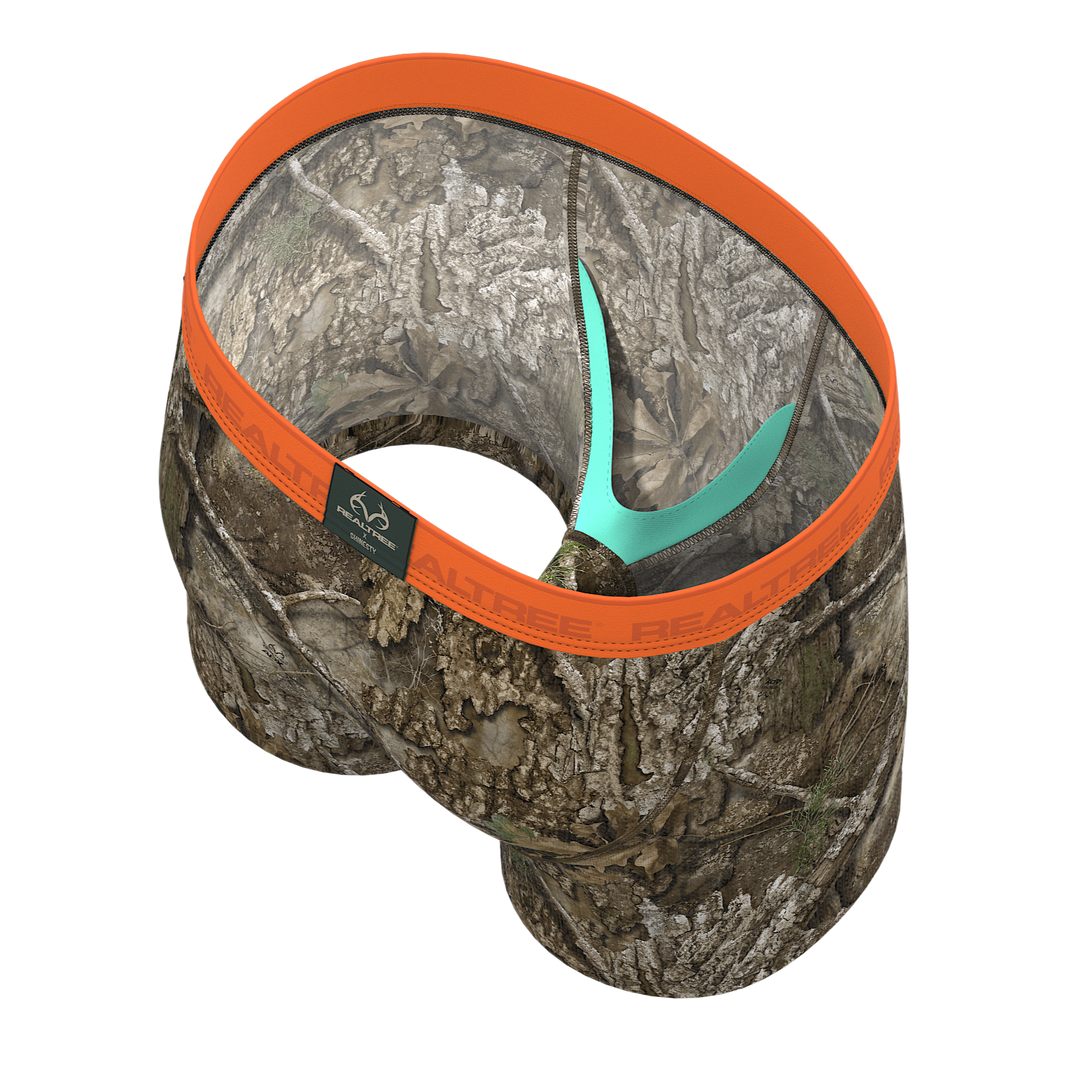 The Wild Game | Realtree x Shinesty Neon Orange Boy's Boxer Briefs