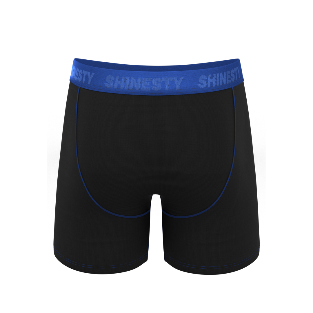 The Rhythm & Blues | Black and Blue Ball Hammock® Pouch Underwear With Fly