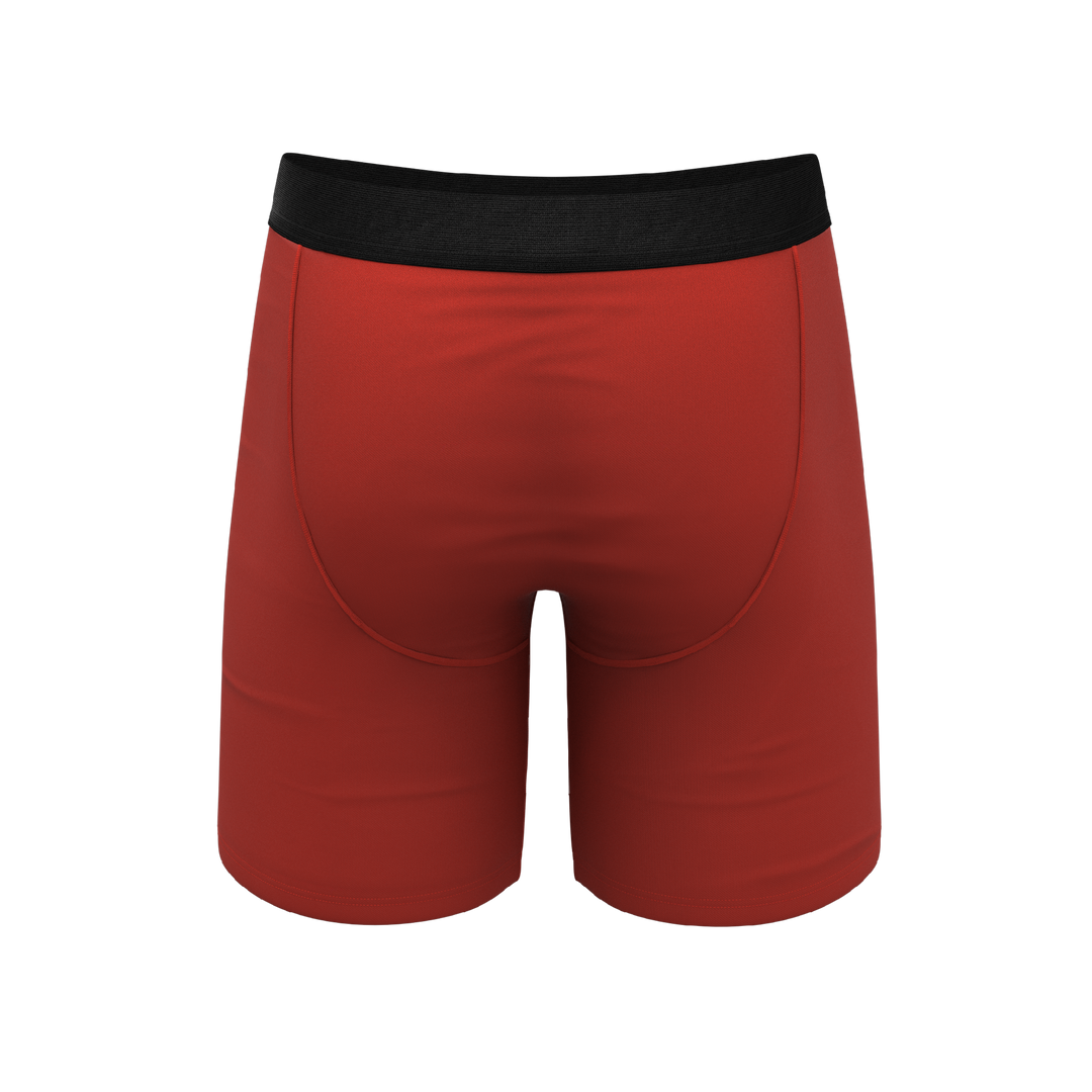 The Rust Fund | Rusty Red Long Leg Ball Hammock® Pouch Underwear With Fly