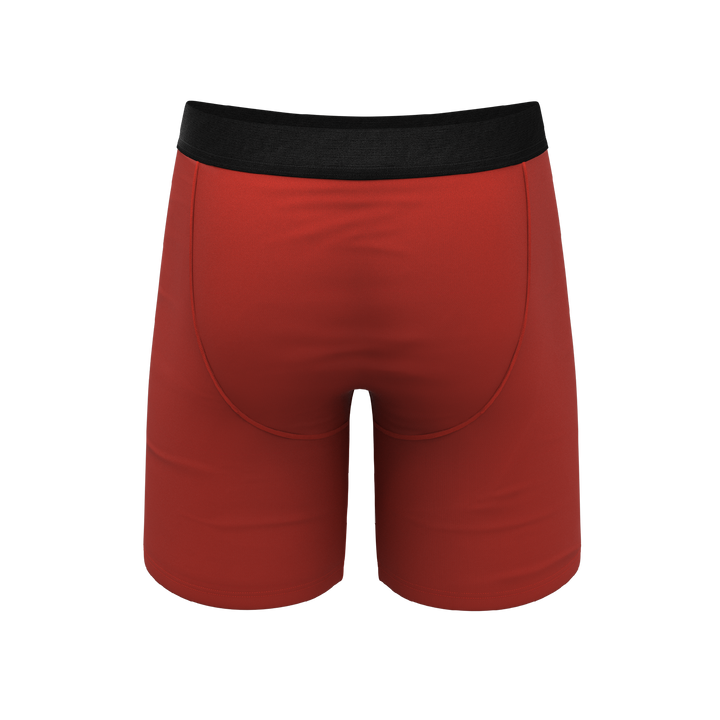 The Rust Fund | Rusty Red Long Leg Ball Hammock® Pouch Underwear With Fly