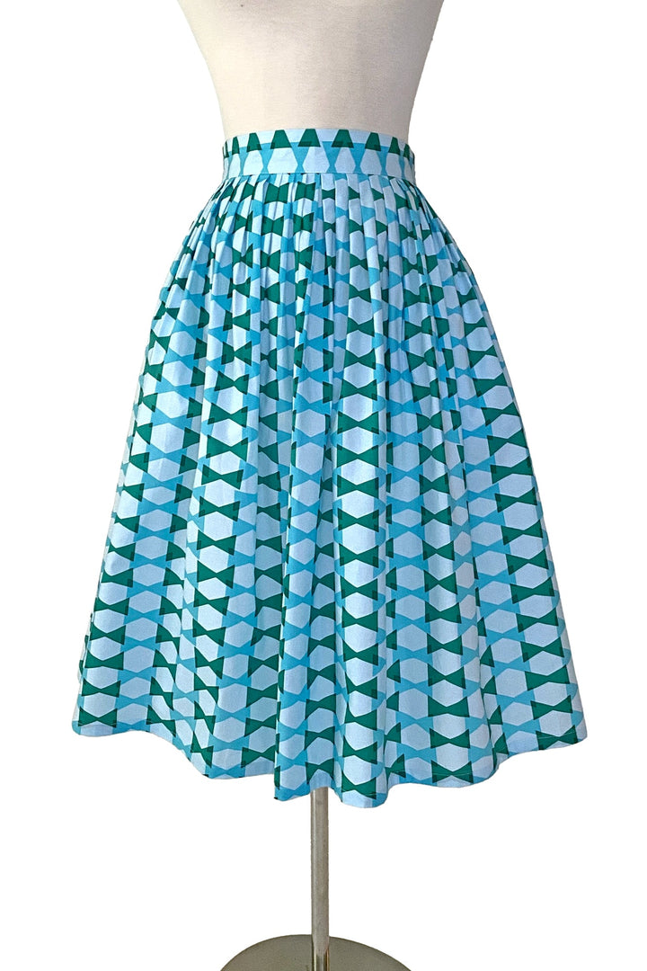 Gloria Pleated Retro Circle Skirt
