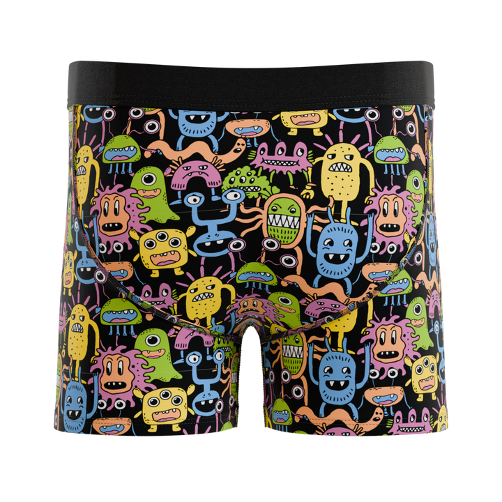 The Under The Bed | Colorful Monsters Boy's Boxer Briefs
