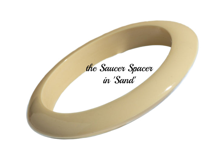 the Palm Springs Bangle Collection - the Saucer Spacer